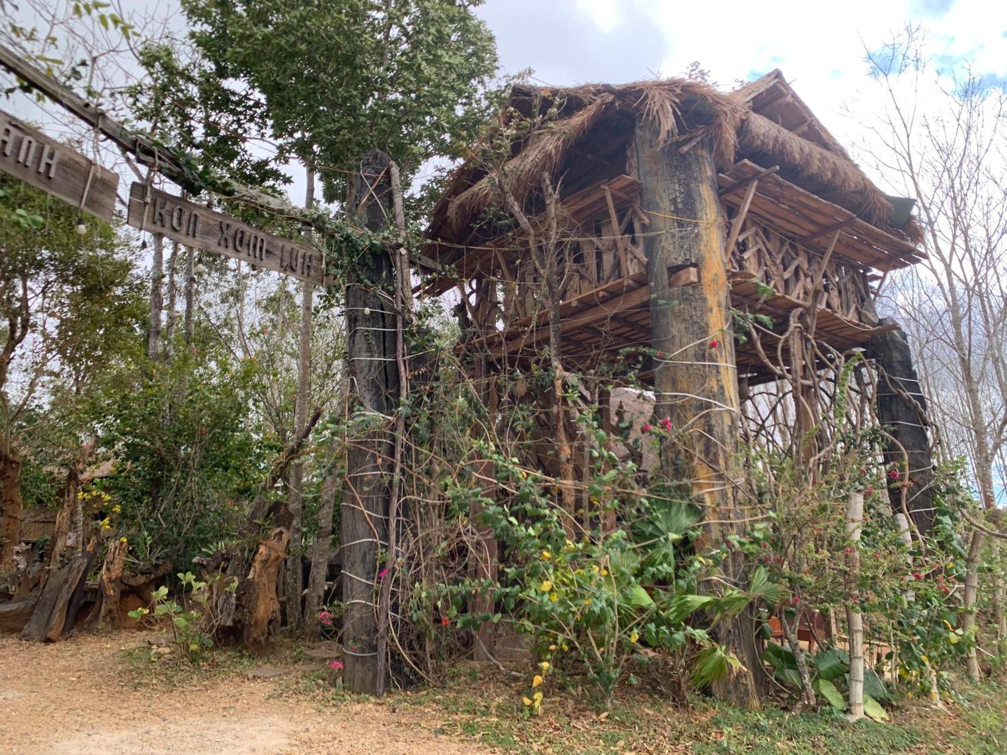 Khu Du Lich Sinh Thai, Nghi Duong Homestay Hoang Anh - Kon Xom Luh Kon Tum Exteriör bild